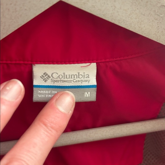 Columbia Switchback ll Hot Pink Sportswear Zip-Up Jacket windbreaker spring MED - Picture 2 of 8